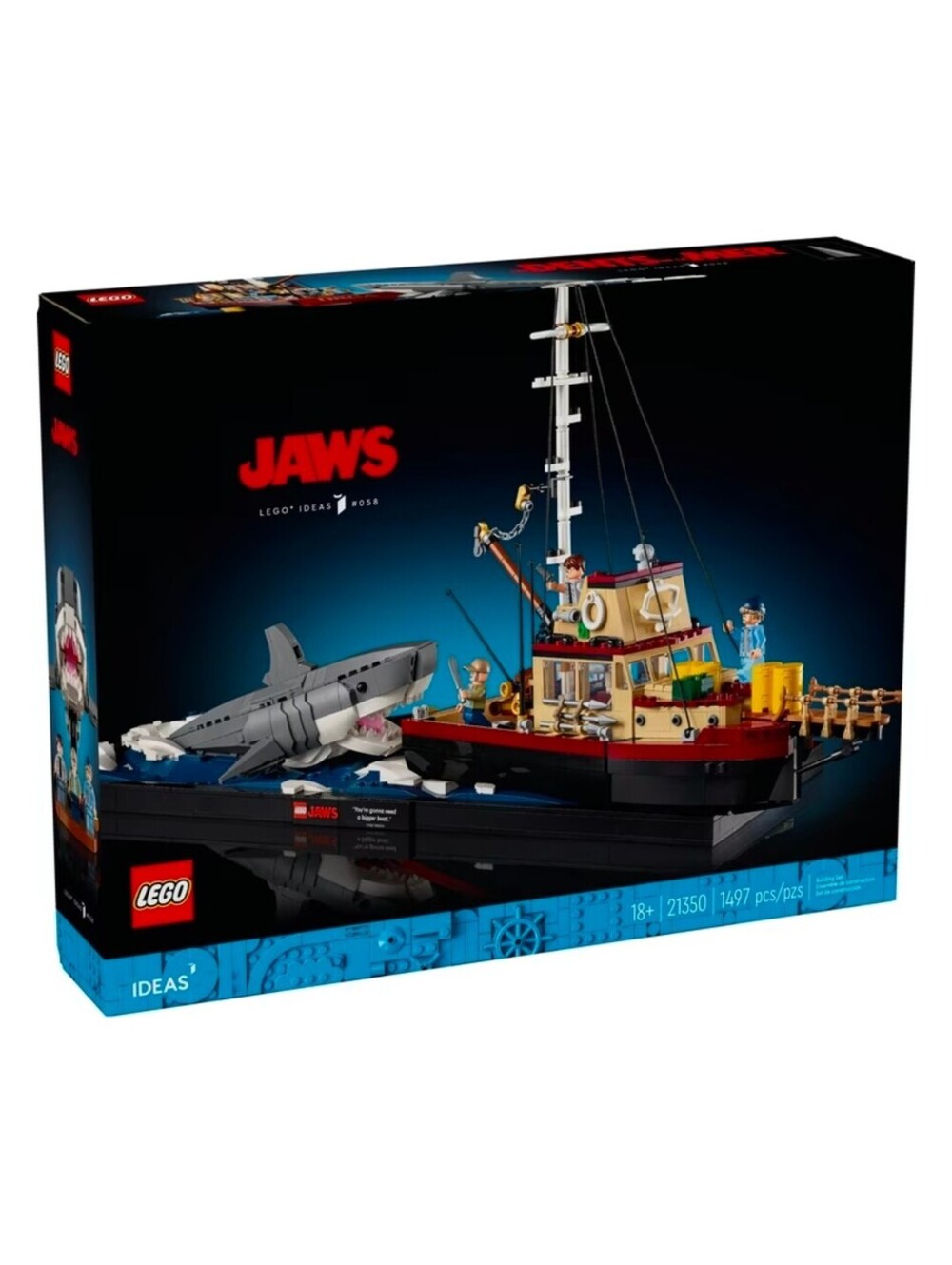 Lego JAWS Building Set - "Ideas" Series - NWT